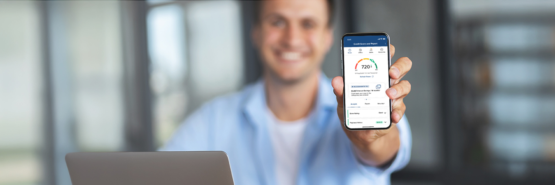 SavvyMoney Launch - Homepage Hero Image - CFCU Image